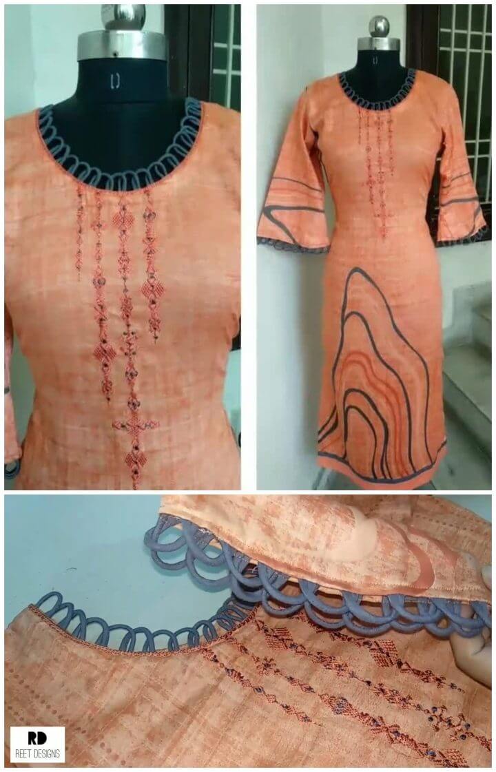 Easy and Stylish DIY Dori Neck Design