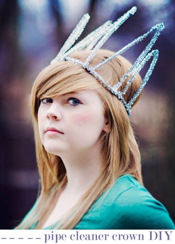 Easy to Make Pipe Cleaner Crown