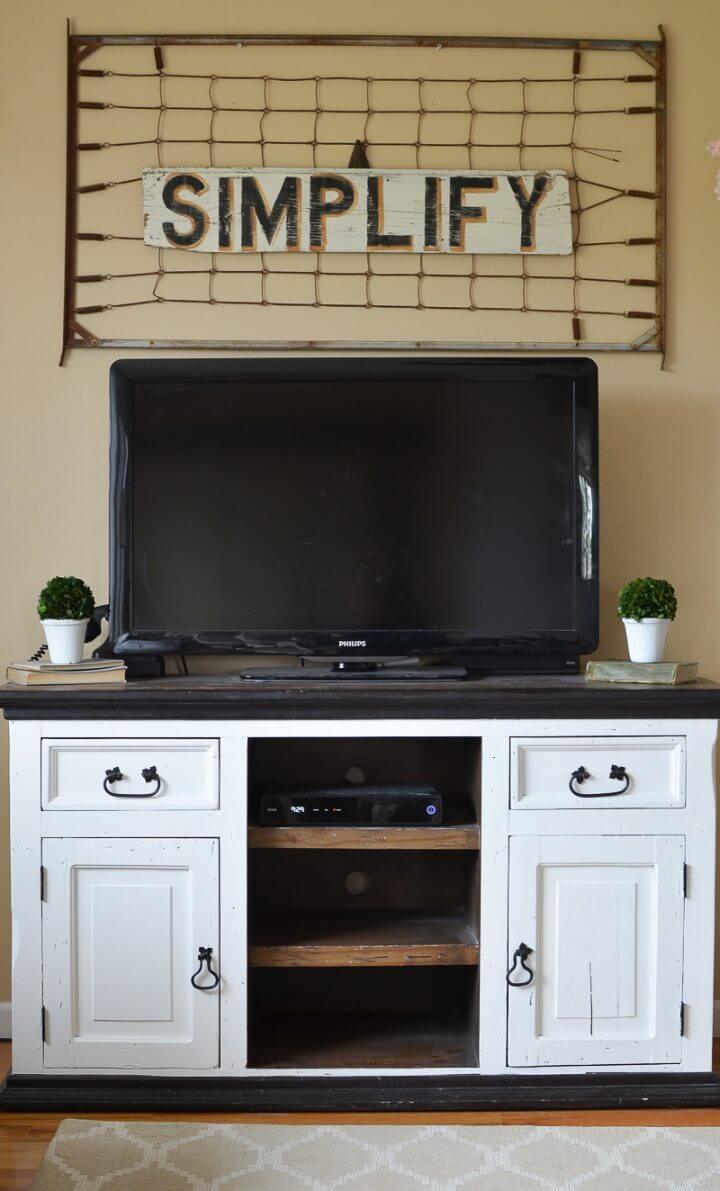 15 DIY Entertainment Center Plans for Weekend Home Project 