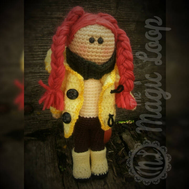 Free Crochet Autumn Doll Amigurumi Pattern