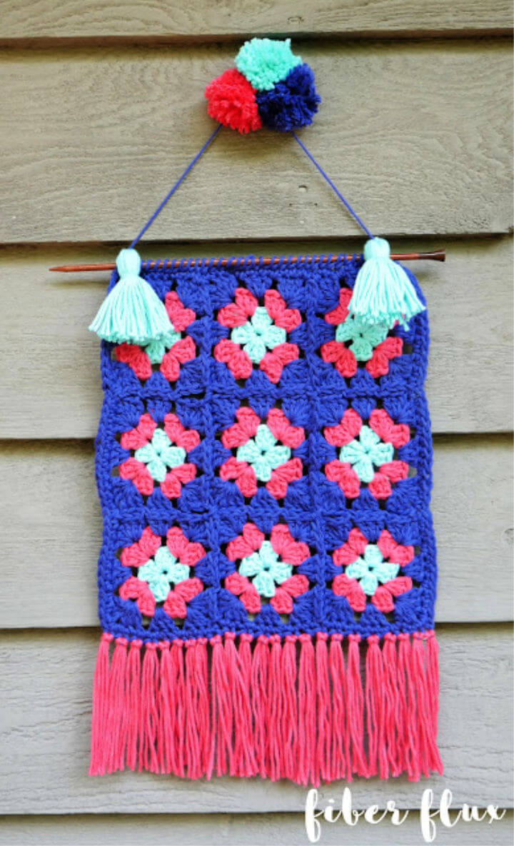 Free Crochet Grannytastic Wall Hanging Pattern