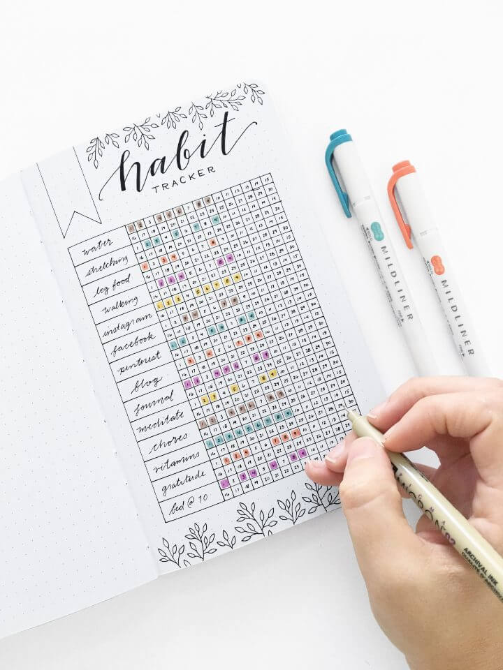 Free Printable Daily Habit Tracker