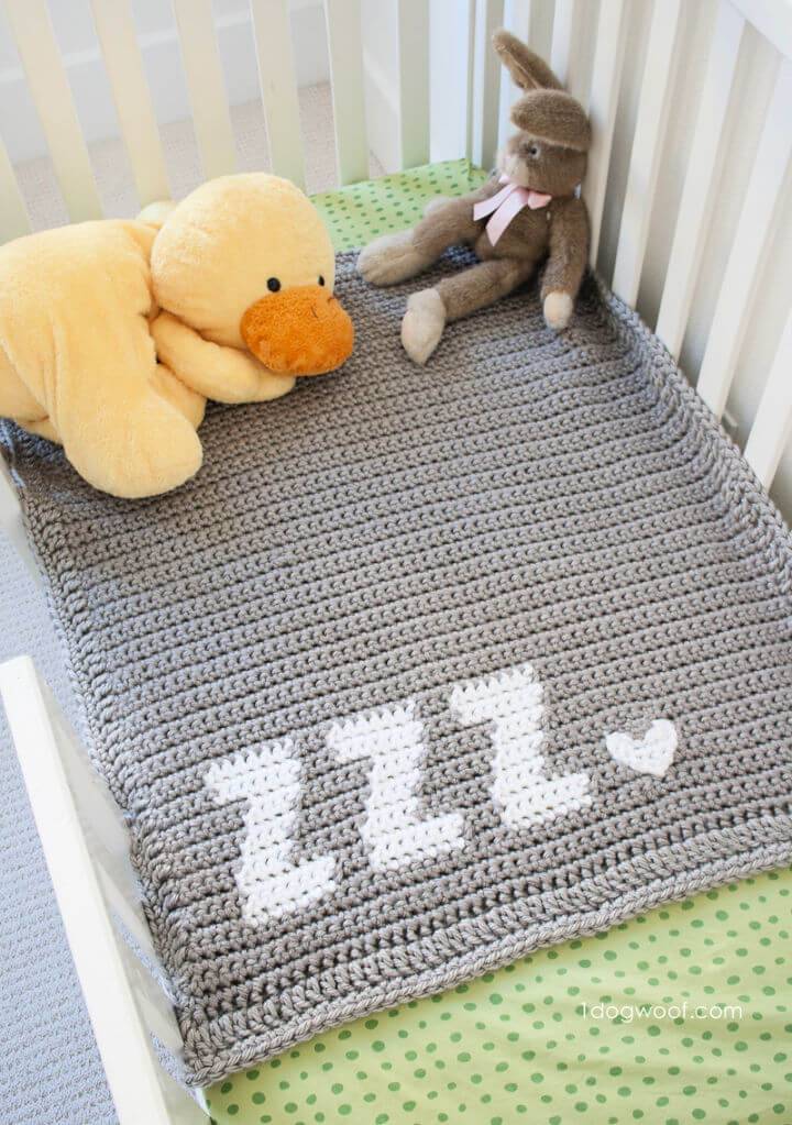 Get Some Zzz’s Crochet Baby Blanket Pattern