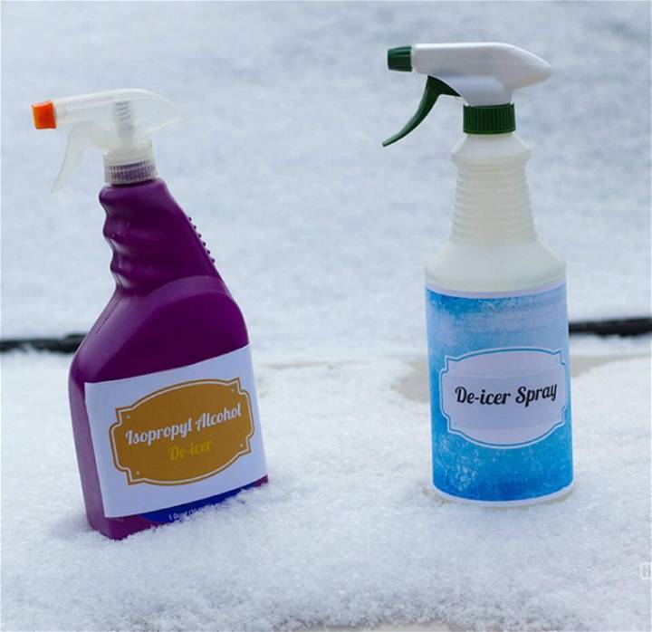 Homemade Windshield De icer Spray for Car