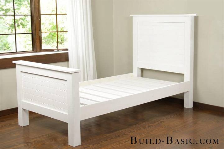 How to Build Beadboard Twin Bed