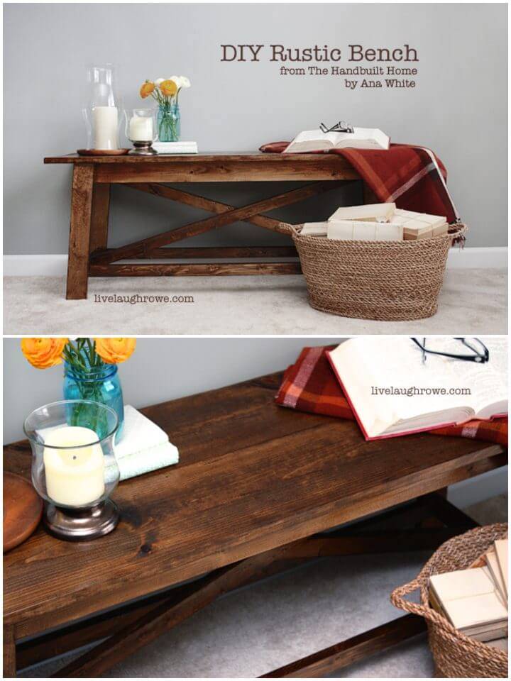 How to Build Rustic Wood Bench