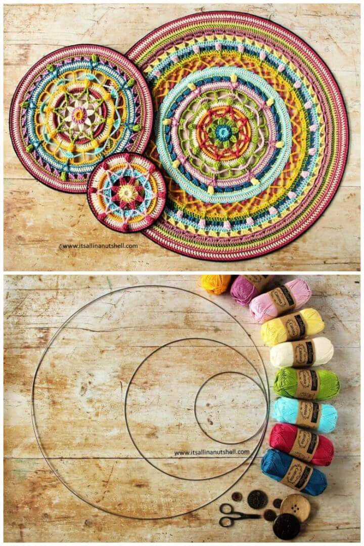 How to Crochet Mandala Wall Hanging