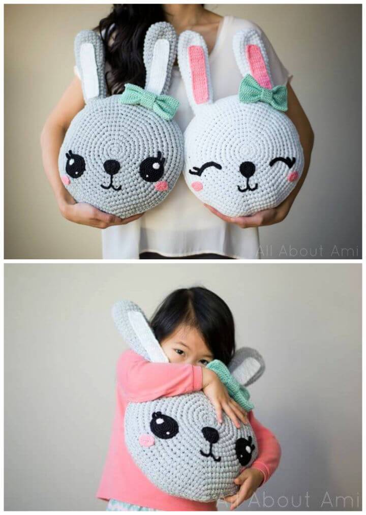 How to Crochet Snuggle Bunny Pillows