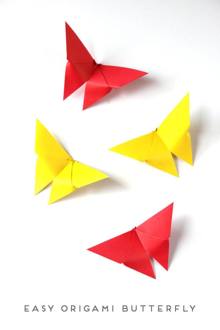 How to Make Origami Butterflies
