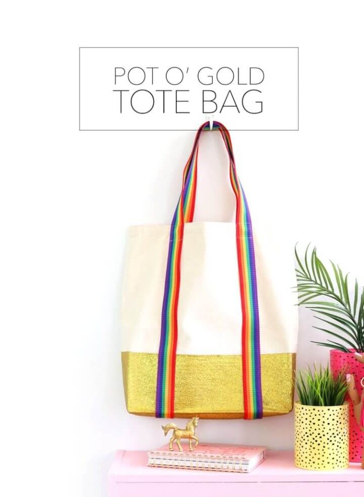 How to Make Rainbow Tote Bag