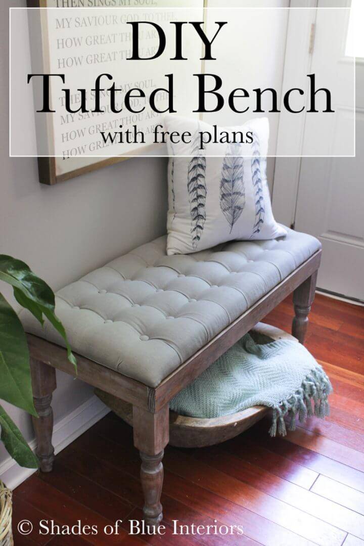 How to Make Tufted Bench