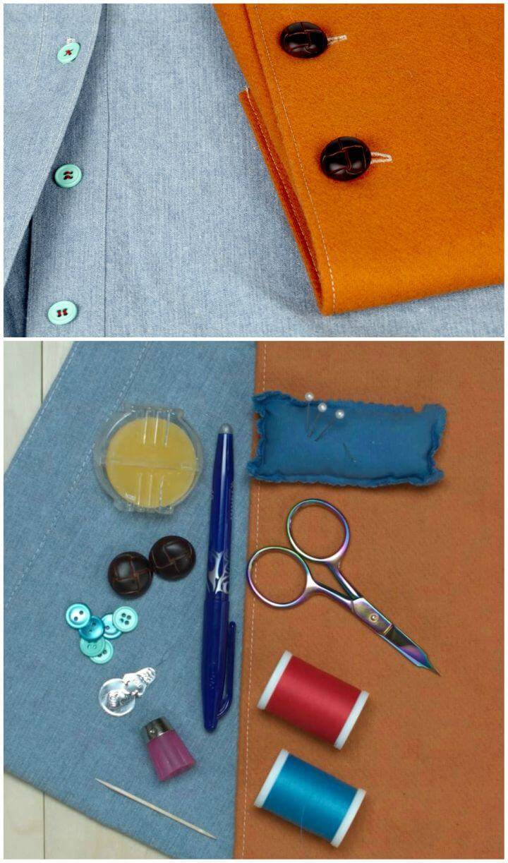 How to Sew a Button Basic Steps