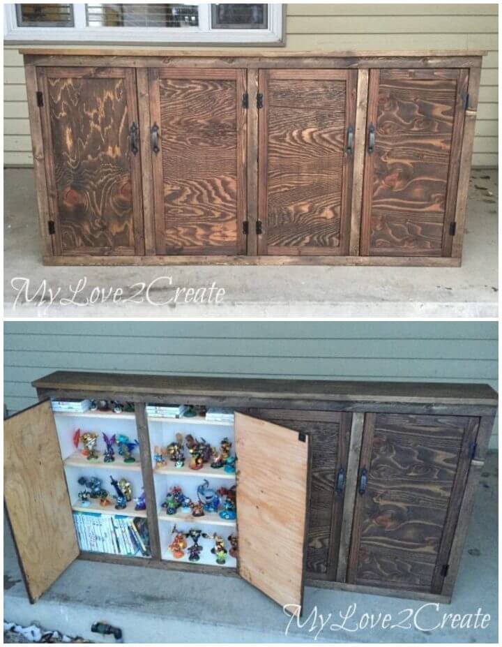 How to Turn Bookcase Into Media Cabinet