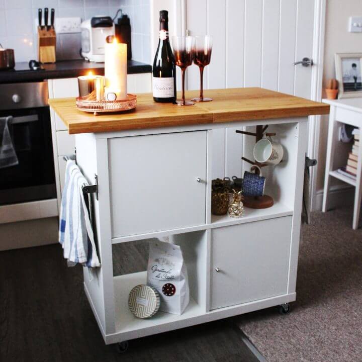 Ikea Kallax Kitchen Island Hack