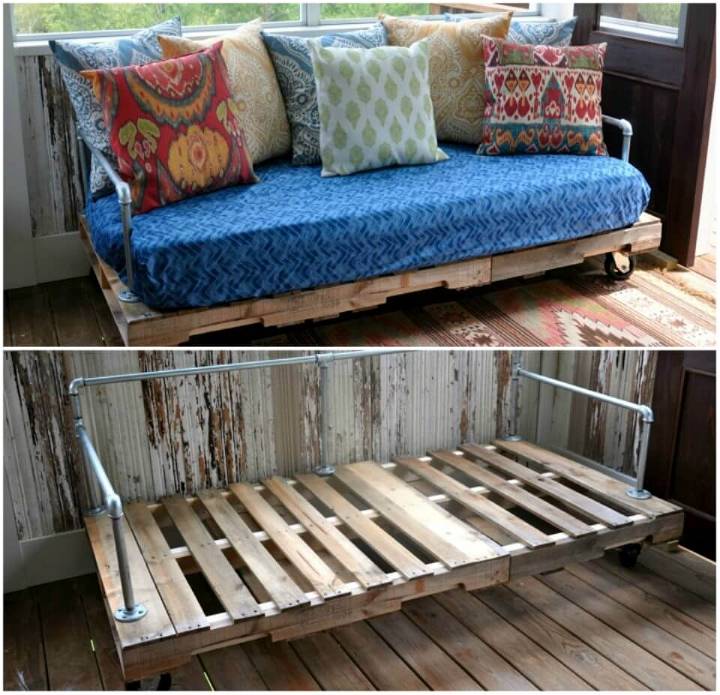 Inexpensive DIY Pallet Couch