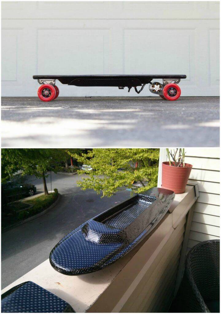 Make Carbon fiber Electric Skateboard Deck