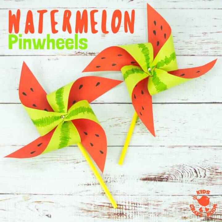 Make Your Own Watermelon Pinwheel