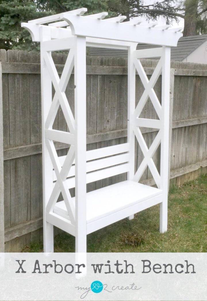 Make X Arbor with Bench