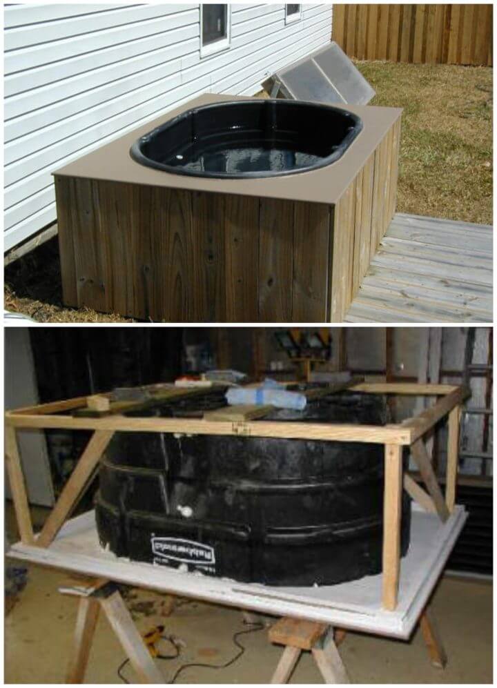 Make a Solar Heated Hot Tub for 350