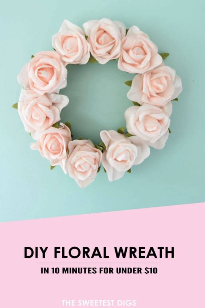 Make a Wreath with Faux Flowers