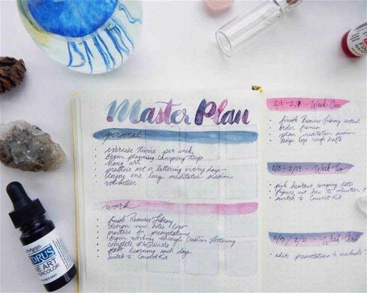 Master Plan Bullet Journal