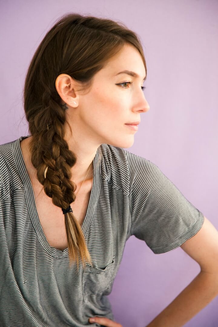 Mermaid Tail Braid Hairstyle 1