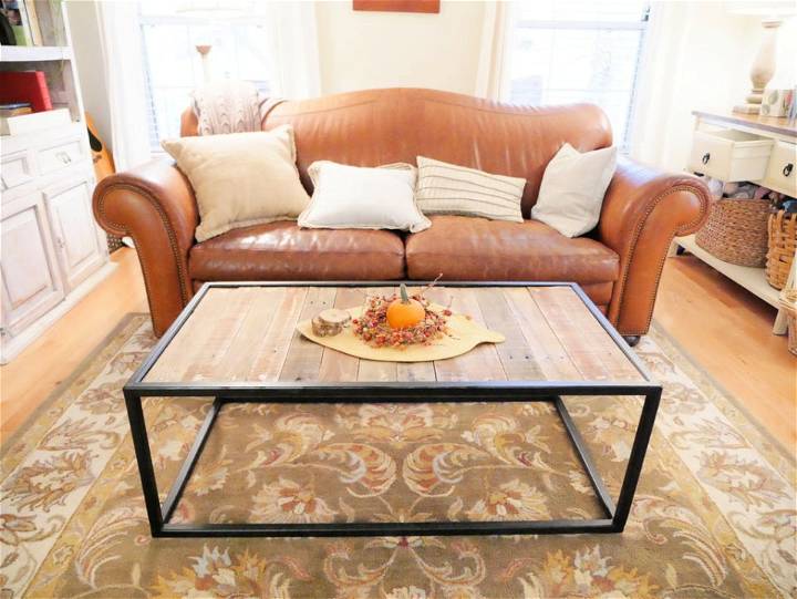 Make a Metal and Pallet Coffee Table