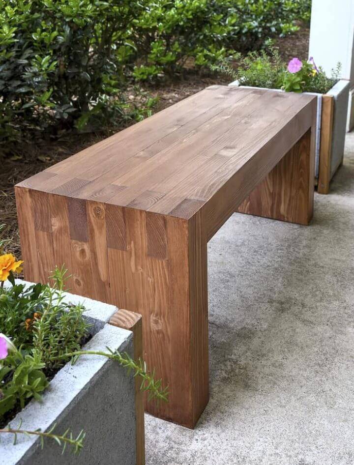 Modern Diy Outdoor Bench Inspired Williams Sonoma