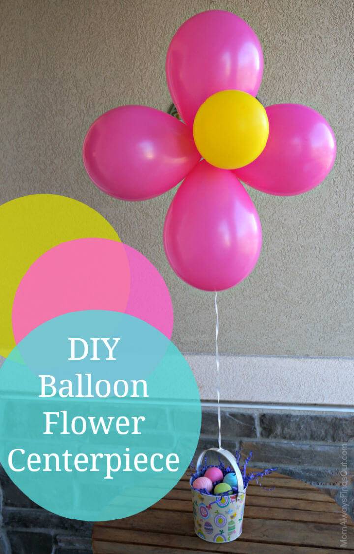 Pretty DIY Balloon Flower Centerpieces