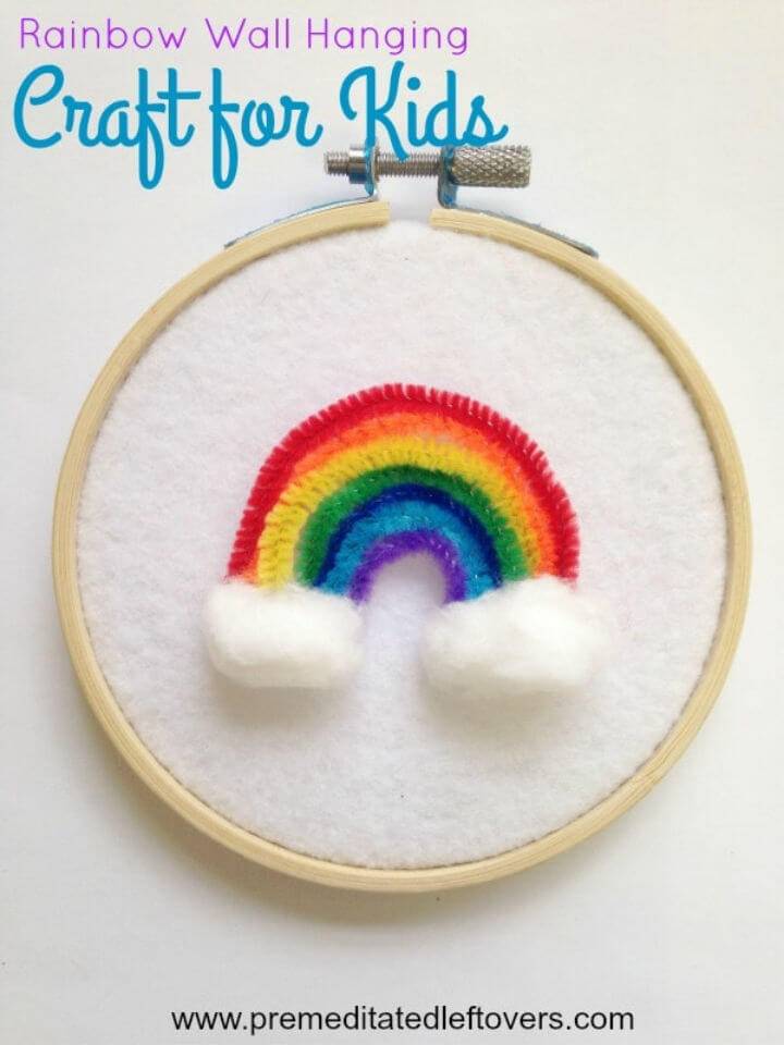 Rainbow Wall Hanging Craft for Kids
