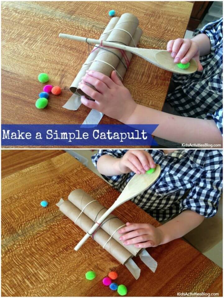 Rubber Band Catapult for Kids