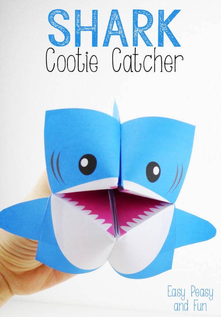DIY Shark Cootie Catcher