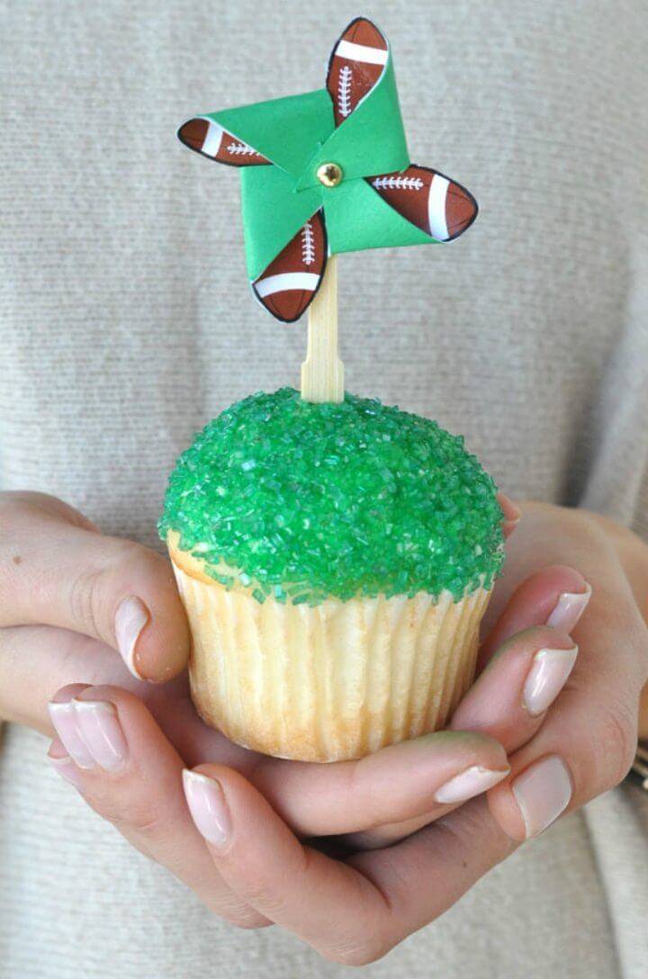 Super Bowl Cupcake Toppers