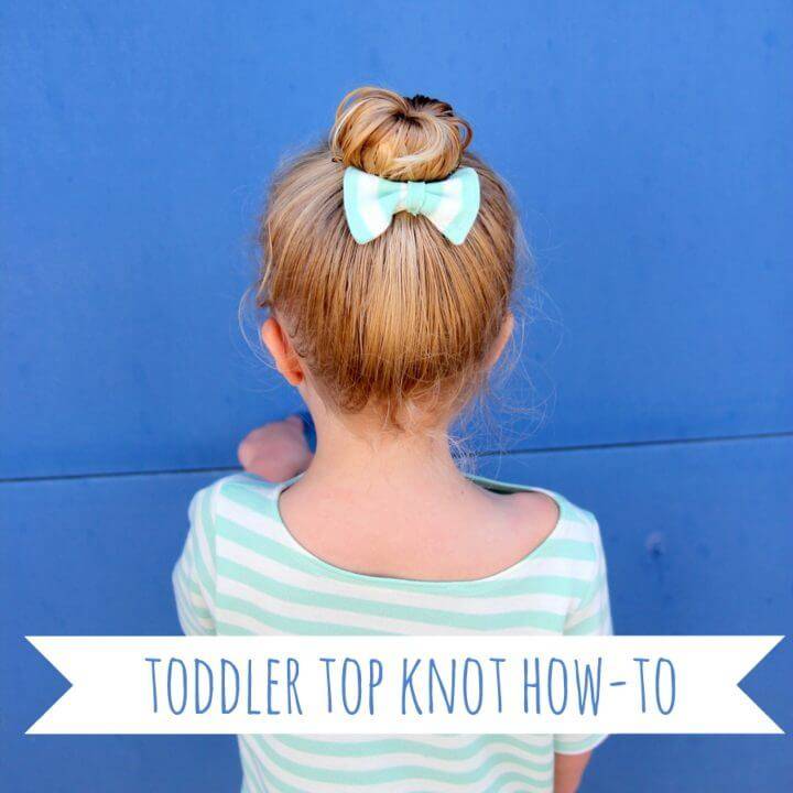 Toddler Top Knot Hair