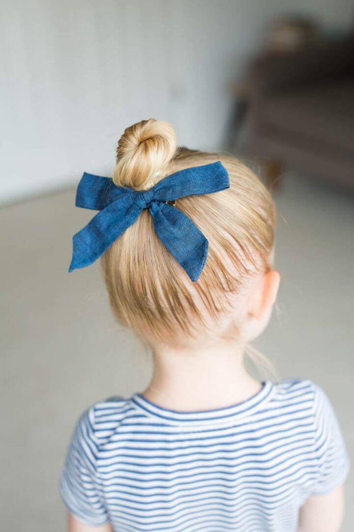 Top Knot Hairstyles for Little Girls