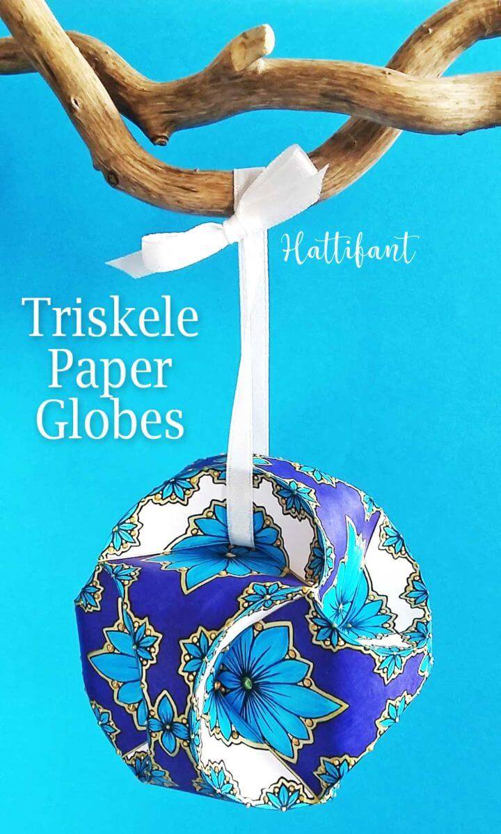 Triskele Paper Globes Flower Edition