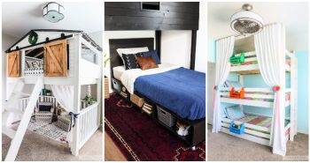 20 Unique DIY Bed Plans for Kids Bedroom