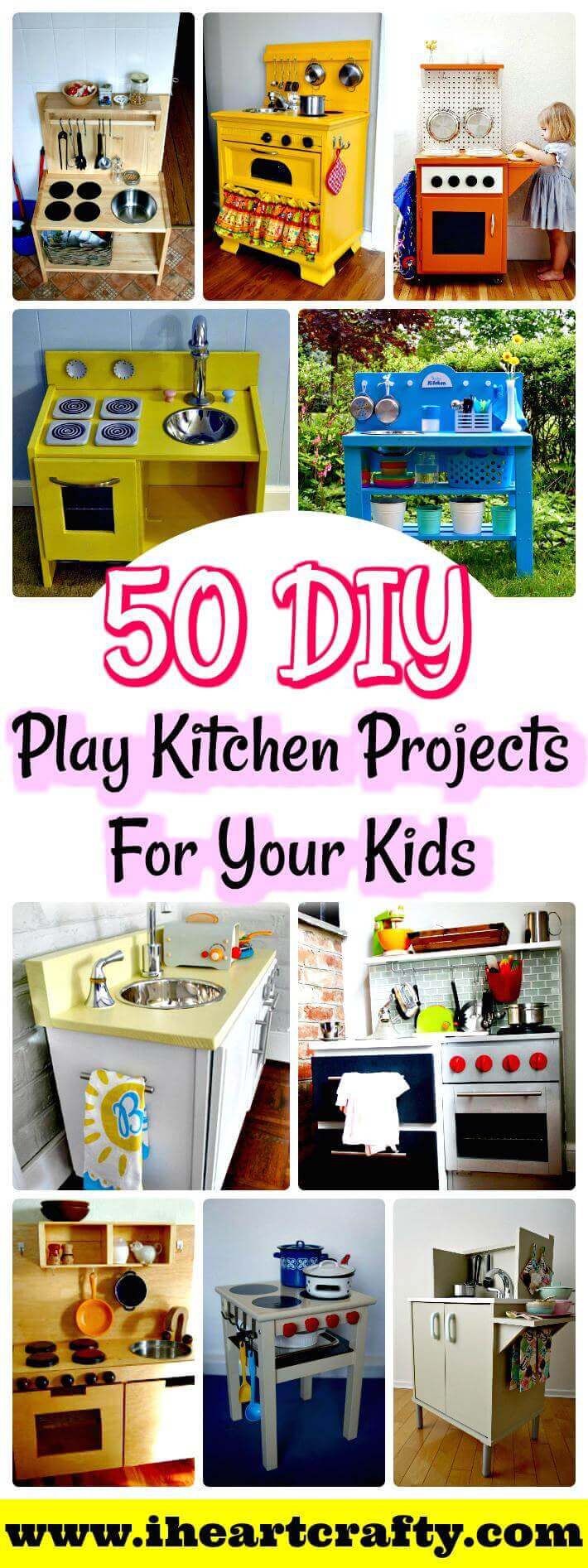 50 DIY Play Kitchen Projects For Your Kids DIY Crafts   50 Unique DIY Play Kitchen Projects For Your Kids 