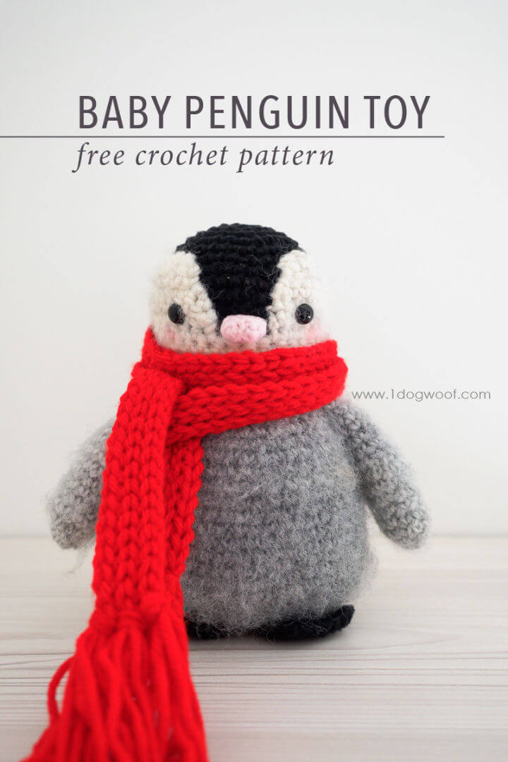 Baby Penguin Amigurumi Toy Free Crochet Pattern