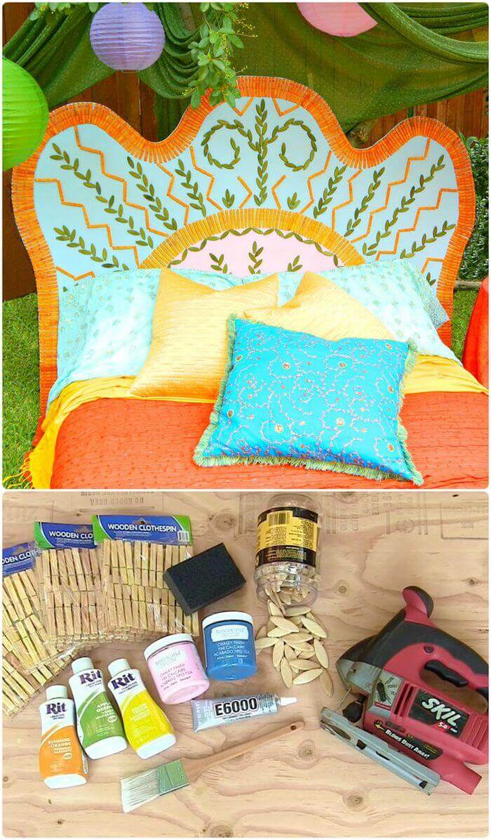 DIY Headboards 40 Cheap and Easy DIY Headboard Ideas ⋆ DIY Crafts