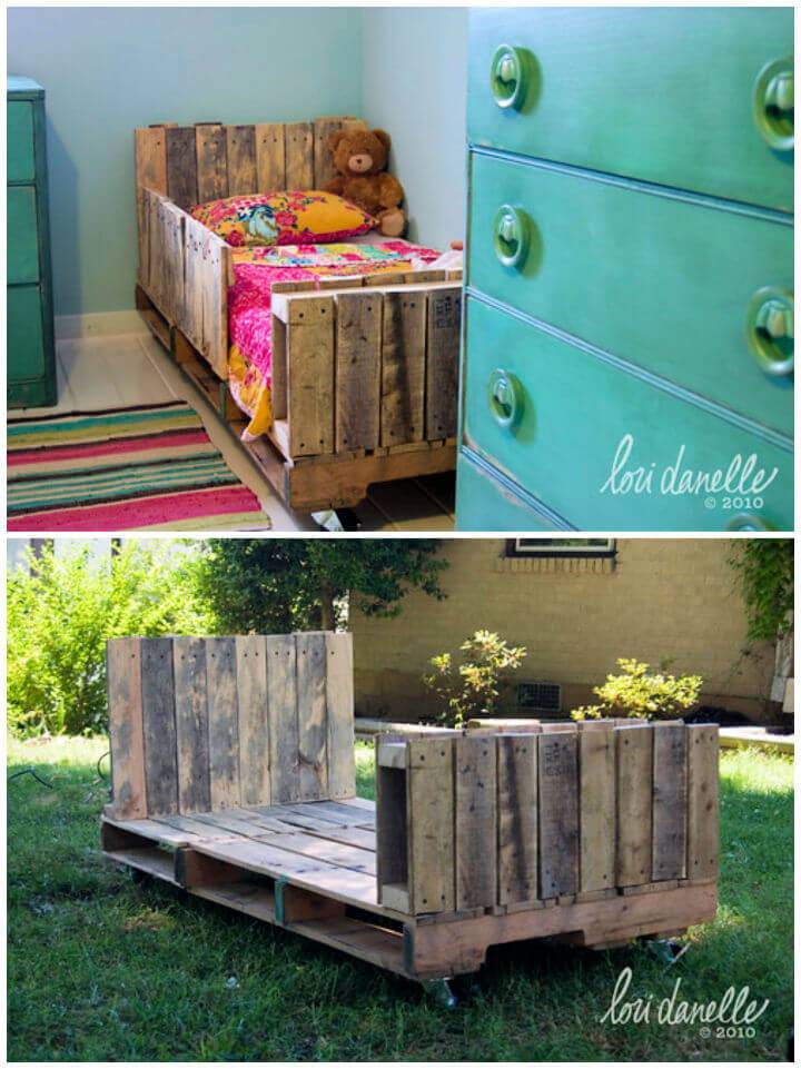 Buid a Toddler Pallet Bed