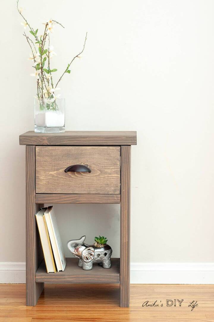 Build Nightstand with Hidden Compartment