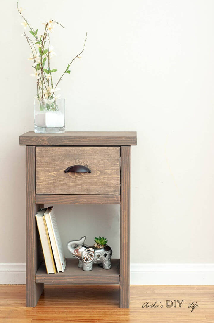 Build Nightstand with Hidden Compartment