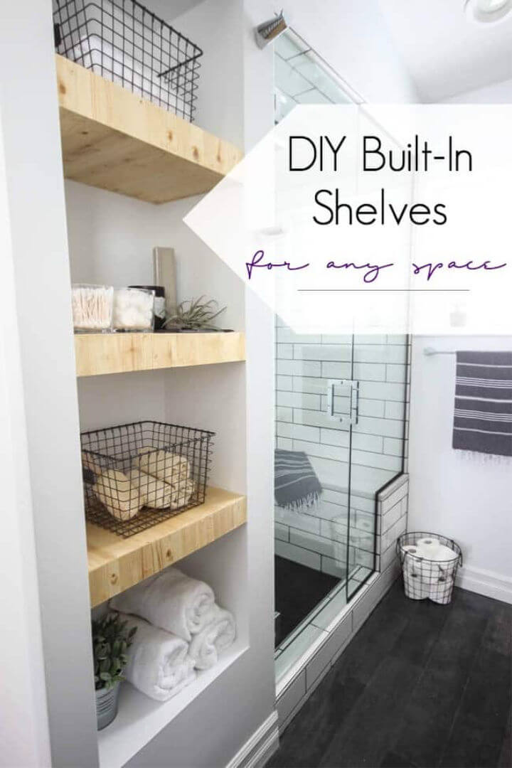 30 Ways to DIY Your Own Built In Shelves