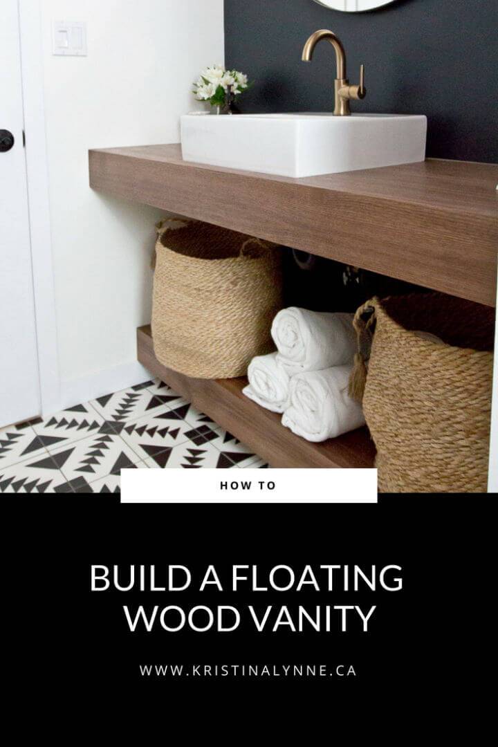 10 Diy Floating Bathroom Vanity Ideas, Build Floating Vanity