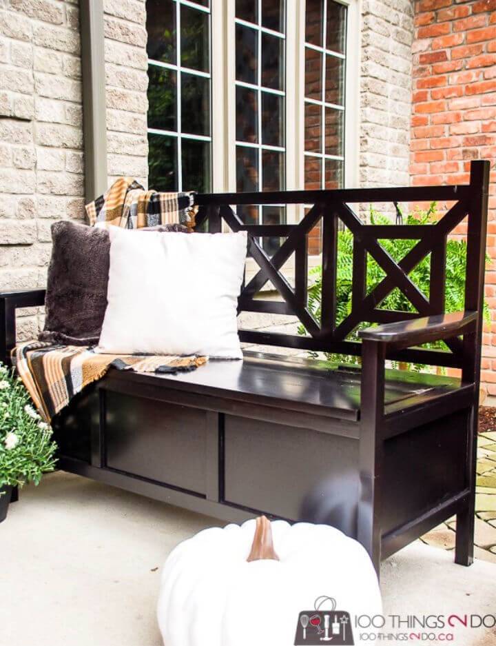 Build Your Own Outdoor Storage Bench