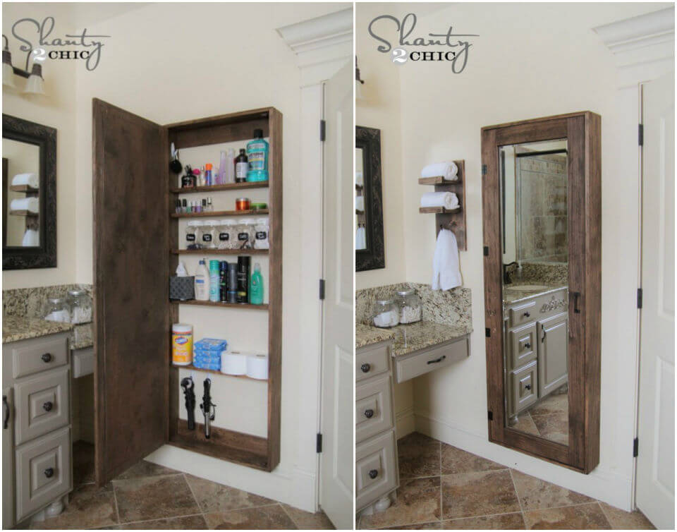 Build a Bathroom Mirror Storage Case