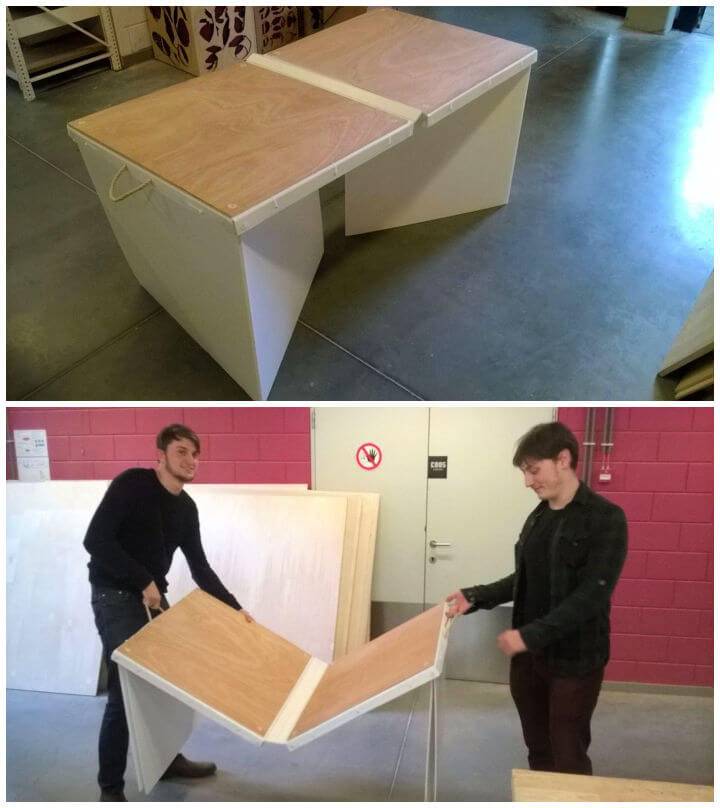 Build a Flat Pack Mini Ping Pong Table