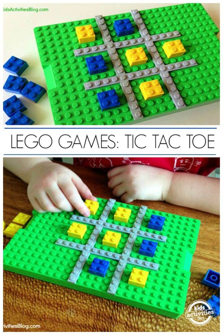 Build a Lego Tic Tac Toe Board