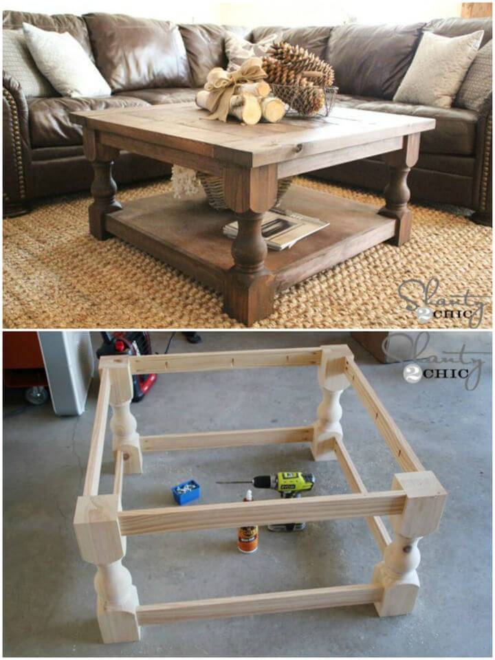 Build a Square Coffee Table